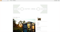Desktop Screenshot of butter-brass.blogspot.com