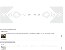 Tablet Screenshot of butter-brass.blogspot.com
