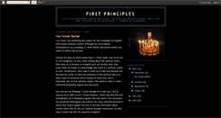 Desktop Screenshot of firstprinciples23.blogspot.com