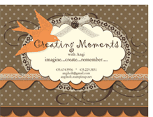 Tablet Screenshot of creatingmoments.blogspot.com