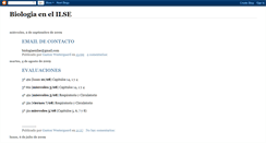 Desktop Screenshot of biologiailse.blogspot.com