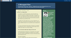 Desktop Screenshot of divergentview.blogspot.com
