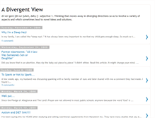 Tablet Screenshot of divergentview.blogspot.com