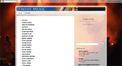 Desktop Screenshot of jewishmusicarchive.blogspot.com