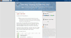 Desktop Screenshot of bitterman-page.blogspot.com