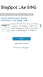 Mobile Screenshot of bing-like-blogger.blogspot.com