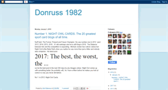 Desktop Screenshot of donruss1982.blogspot.com