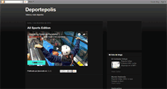 Desktop Screenshot of deportepolis.blogspot.com