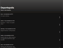 Tablet Screenshot of deportepolis.blogspot.com