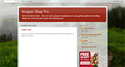 Desktop Screenshot of amazon-shop-pro.blogspot.com