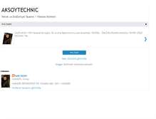 Tablet Screenshot of aksoytechnic.blogspot.com