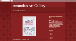 Desktop Screenshot of amandasgallery.blogspot.com