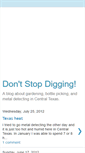 Mobile Screenshot of dontstopdigging.blogspot.com