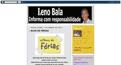 Desktop Screenshot of lenobala.blogspot.com