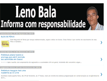 Tablet Screenshot of lenobala.blogspot.com