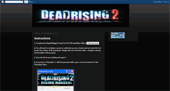 Desktop Screenshot of freedeadrising2crack.blogspot.com