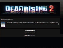 Tablet Screenshot of freedeadrising2crack.blogspot.com