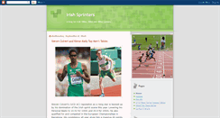 Desktop Screenshot of irishsprinters.blogspot.com