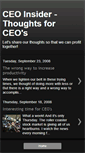 Mobile Screenshot of ceoinsider.blogspot.com