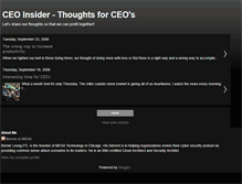 Tablet Screenshot of ceoinsider.blogspot.com