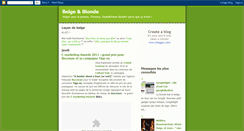 Desktop Screenshot of belgeetblonde.blogspot.com