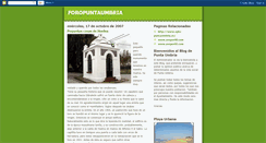 Desktop Screenshot of foropuntaumbria.blogspot.com
