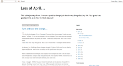 Desktop Screenshot of lessofapril.blogspot.com