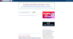 Desktop Screenshot of ganardinerodesdemicasa.blogspot.com