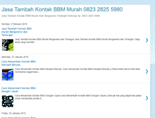 Tablet Screenshot of kontakbbmmurah.blogspot.com