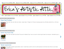 Tablet Screenshot of ericasartisticattic.blogspot.com