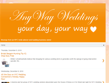 Tablet Screenshot of anywayweddings.blogspot.com