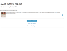 Tablet Screenshot of letsmakesomemoneyonline.blogspot.com
