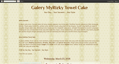 Desktop Screenshot of myrizky-towelcake.blogspot.com