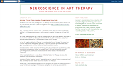 Desktop Screenshot of neuroarttherapy.blogspot.com