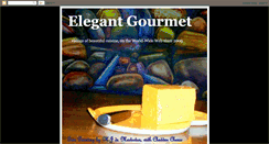 Desktop Screenshot of elegantgourmet.blogspot.com