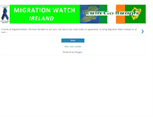 Tablet Screenshot of migrationwatch.blogspot.com