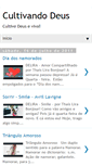 Mobile Screenshot of cultivandodeus.blogspot.com