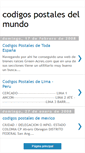 Mobile Screenshot of codigospostalesdelmundo.blogspot.com