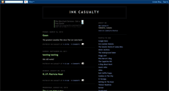 Desktop Screenshot of inkcasualty.blogspot.com