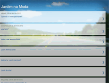 Tablet Screenshot of jardimnamoda.blogspot.com