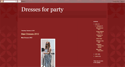 Desktop Screenshot of dressesforparty.blogspot.com