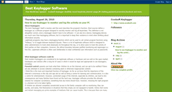 Desktop Screenshot of bestkeylogger.blogspot.com