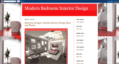 Desktop Screenshot of modern-bedroom-interior-design.blogspot.com