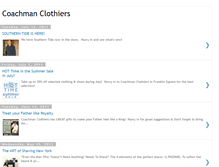 Tablet Screenshot of coachmanclothiers.blogspot.com