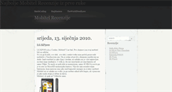 Desktop Screenshot of mobitel-recenzije.blogspot.com