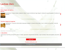 Tablet Screenshot of lactosezero.blogspot.com