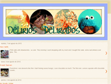 Tablet Screenshot of deliriosdelirados.blogspot.com