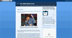 Desktop Screenshot of ddnopedcritic.blogspot.com