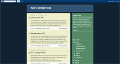 Desktop Screenshot of katyscollegeblog.blogspot.com