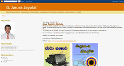 Desktop Screenshot of anurajayalal.blogspot.com